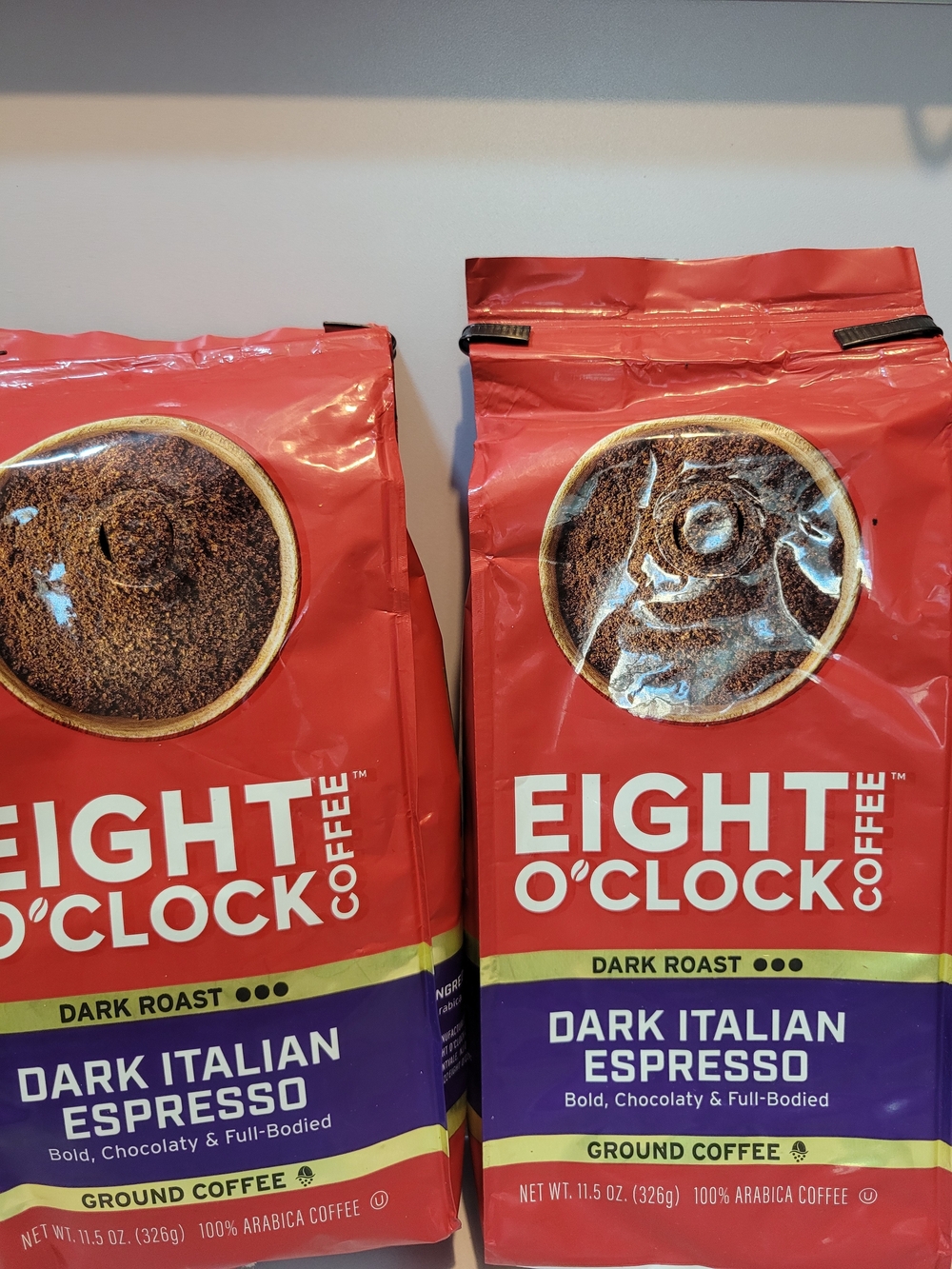 Dark Italian Espresso Ground Coffee - Dark Roast (Red)